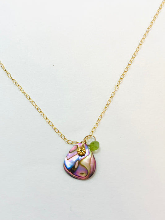 Allegra Necklace with Light Green Tourmaline
