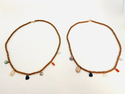 Sandalwood Charm Necklace