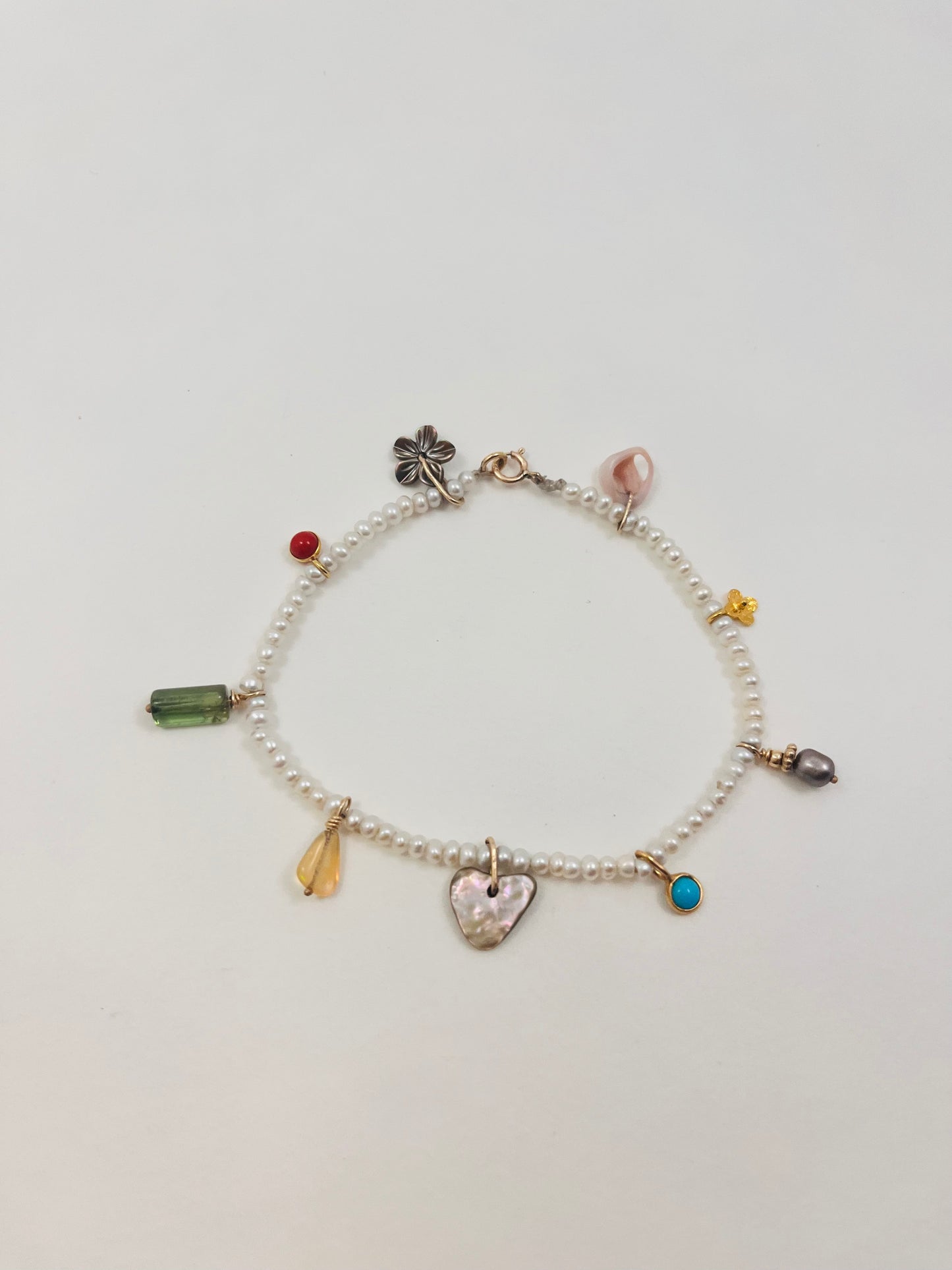 Shore Pearl Charm Bracelet